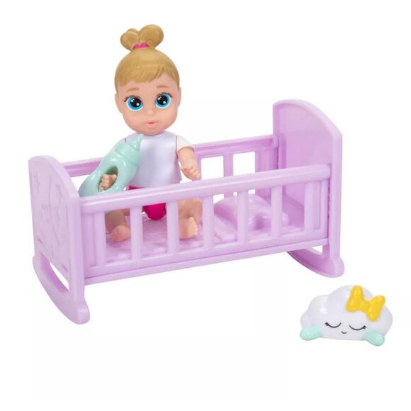 New In Box - 2 Pack - Perfectly Cute My Lil' Surprise 4" Baby Doll with Crib - Picture 10 of 12